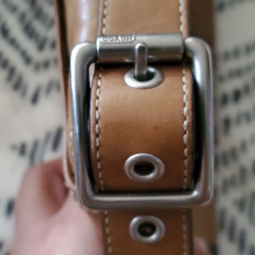 Coach tan leather bag - Picture 9 of 10